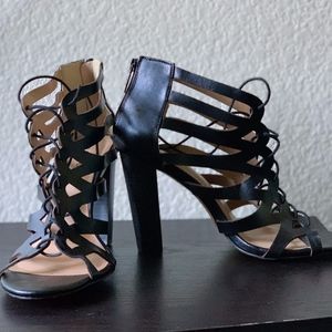 Torrid lace up Chucky Heel